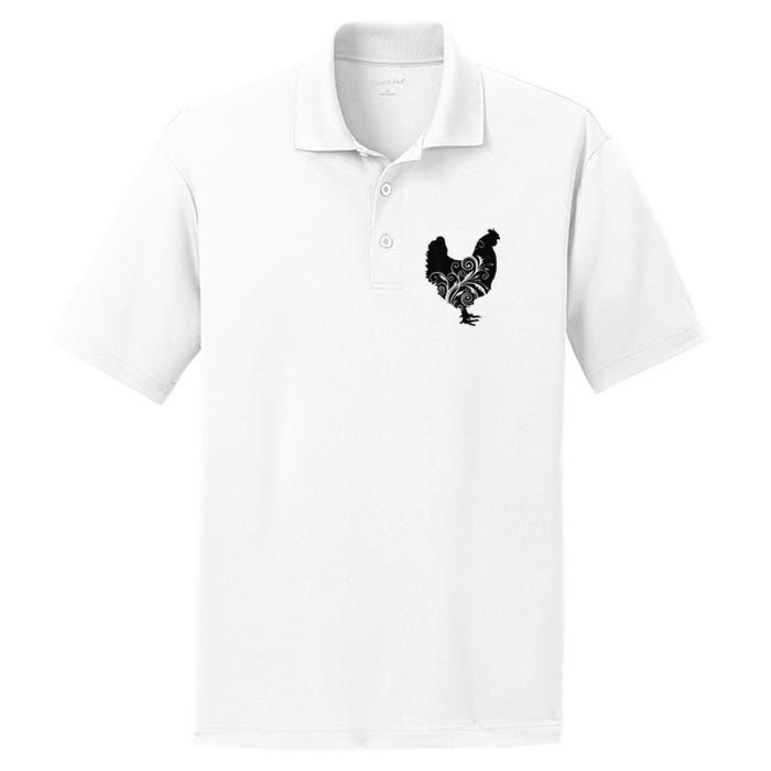 Funny Chicken Farm Animal Poultry Farmer Love PosiCharge RacerMesh Polo