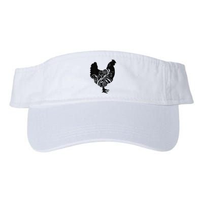 Funny Chicken Farm Animal Poultry Farmer Love Valucap Bio-Washed Visor