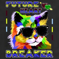 Funny Cat Future Heart Breaker Cool Comfort Performance Bucket Hat