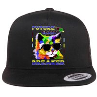 Funny Cat Future Heart Breaker Flat Bill Trucker Hat