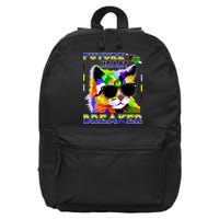 Funny Cat Future Heart Breaker 16 in Basic Backpack