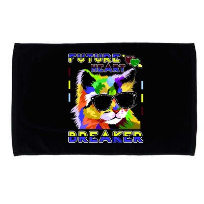Funny Cat Future Heart Breaker Microfiber Hand Towel