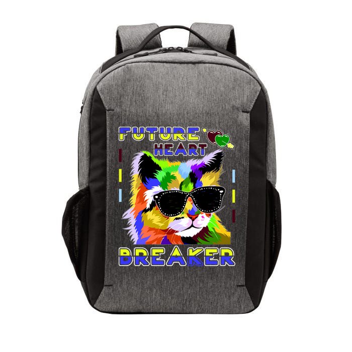 Funny Cat Future Heart Breaker Vector Backpack