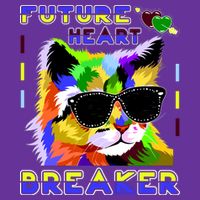 Funny Cat Future Heart Breaker Performance Shirt