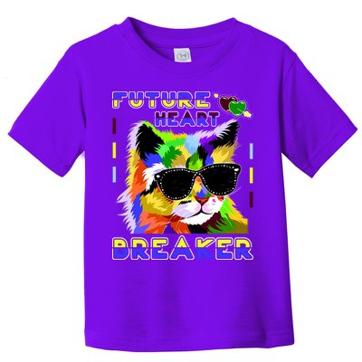 Funny Cat Future Heart Breaker Toddler T-Shirt