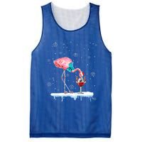 Funny Christmas Flamingo Hat Santa Wine Reindeer Ing Gift Mesh Reversible Basketball Jersey Tank