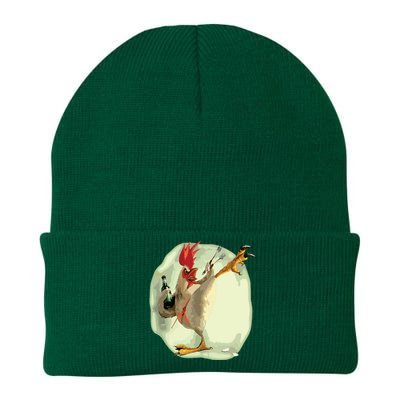 Funny Chicken Farmer Tank Top Knit Cap Winter Beanie