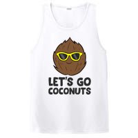 Funny Coconut Fruit Summer Let's Go Coconuts PosiCharge Competitor Tank