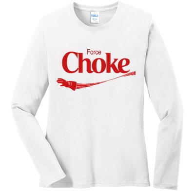 Force Choke Ladies Long Sleeve Shirt