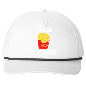 Fries Crew Fries Team Fries Group Snapback Five-Panel Rope Hat