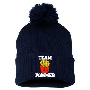 Fries Crew Fries Team Fries Group Pom Pom 12in Knit Beanie