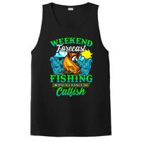 Fishing Catfish Fisherman Dads Birthday Fathers Day PosiCharge Competitor Tank