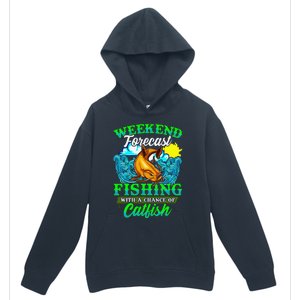 Fishing Catfish Fisherman Dads Birthday Fathers Day Urban Pullover Hoodie