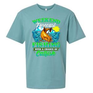 Fishing Catfish Fisherman Dads Birthday Fathers Day Sueded Cloud Jersey T-Shirt