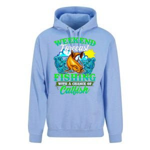 Fishing Catfish Fisherman Dads Birthday Fathers Day Unisex Surf Hoodie