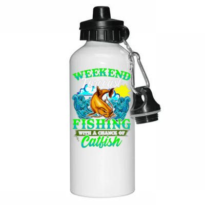 Fishing Catfish Fisherman Dads Birthday Fathers Day Aluminum Water Bottle 