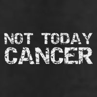 Funny Cancer Free Gift Fun Treatment Quote Not Today Cancer Golf Towel