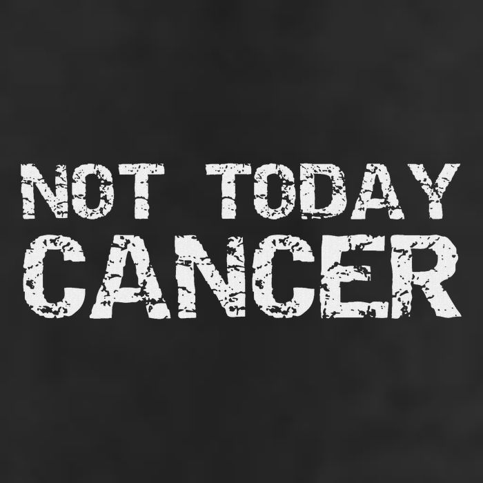 Funny Cancer Free Gift Fun Treatment Quote Not Today Cancer Golf Towel