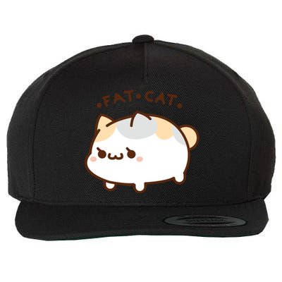 Fat Cat Wool Snapback Cap