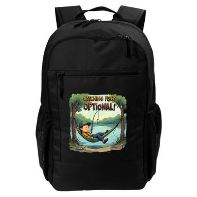 Fishing Catching Fish Optional Relaxing Required Backpack