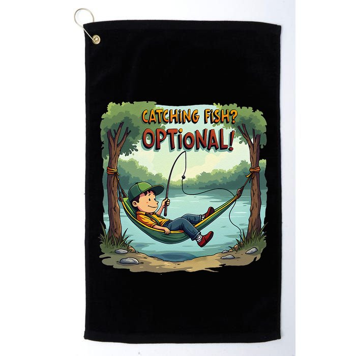 Fishing Catching Fish Optional Relaxing Required Golf Towel