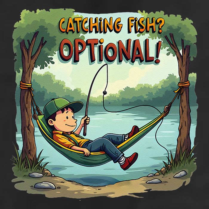 Fishing Catching Fish Optional Relaxing Required Golf Towel