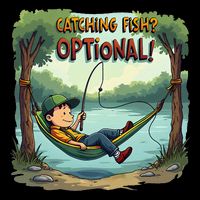 Fishing Catching Fish Optional Relaxing Required Short Acrylic Beanie