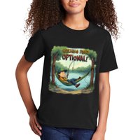 Fishing Catching Fish Optional Relaxing Required Kids T-Shirt