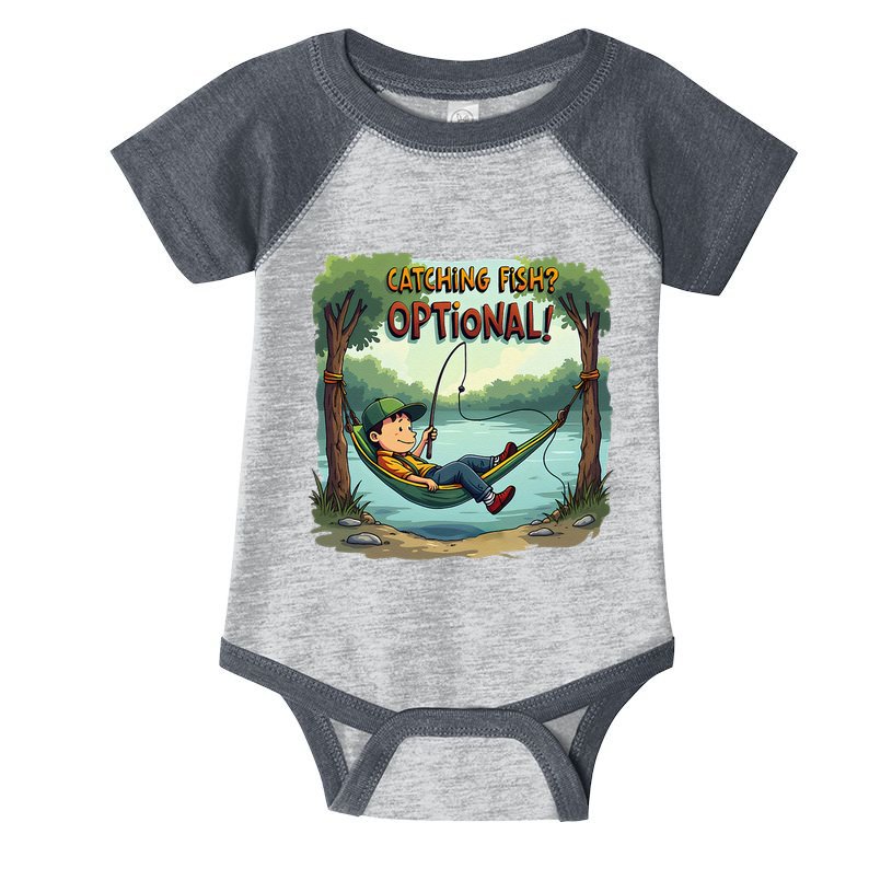 Fishing Catching Fish Optional Relaxing Required Infant Baby Jersey Bodysuit