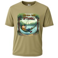 Fishing Catching Fish Optional Relaxing Required Cooling Performance Crew T-Shirt