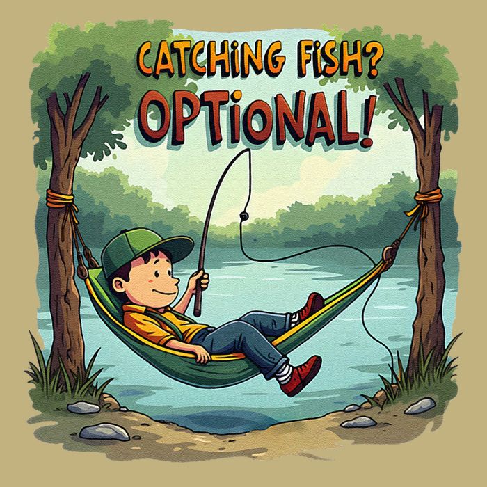 Fishing Catching Fish Optional Relaxing Required Cooling Performance Crew T-Shirt