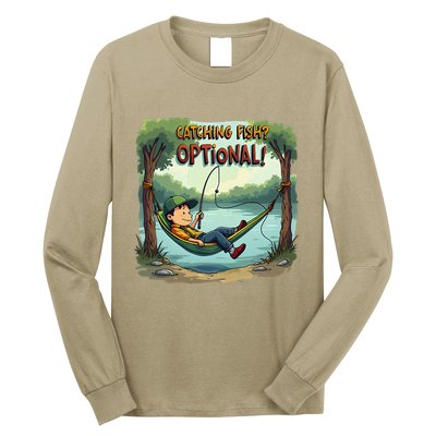 Fishing Catching Fish Optional Relaxing Required Long Sleeve Shirt