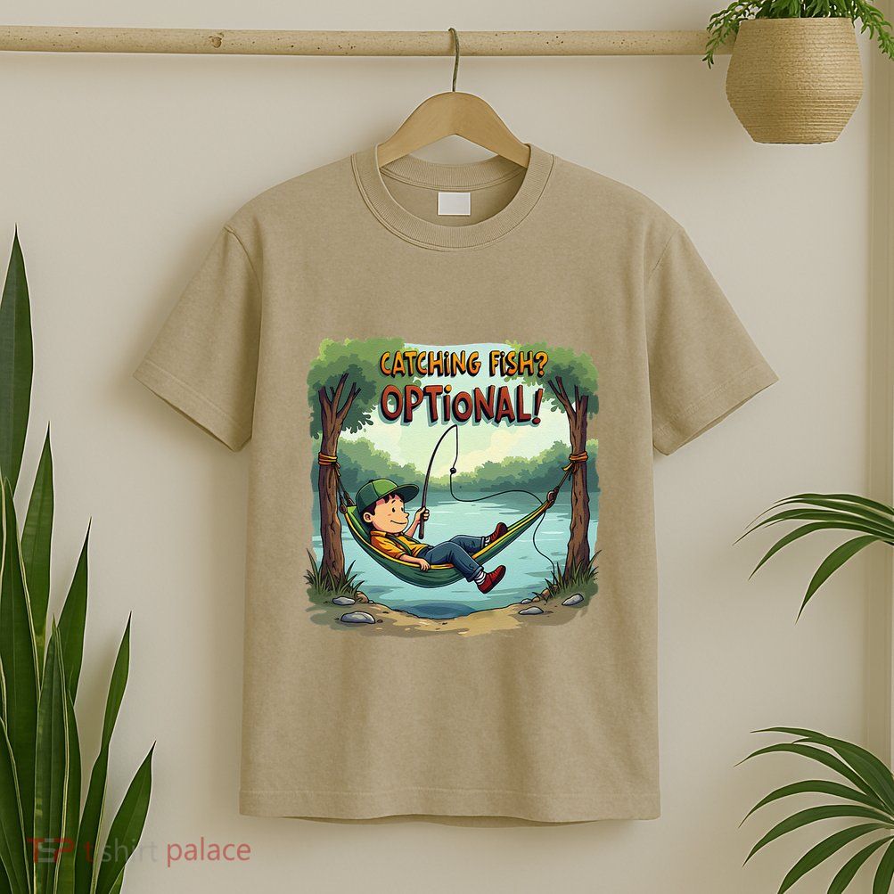 Fishing Catching Fish Optional Relaxing Required T-Shirt
