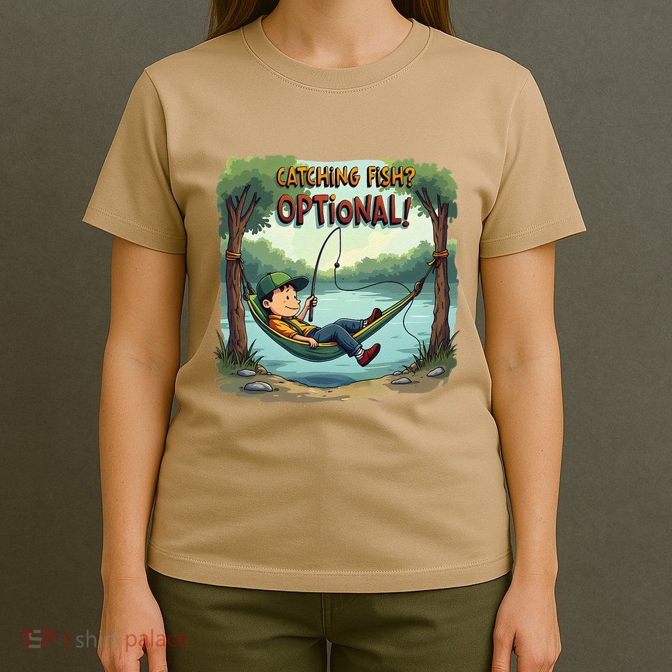 Fishing Catching Fish Optional Relaxing Required T-Shirt