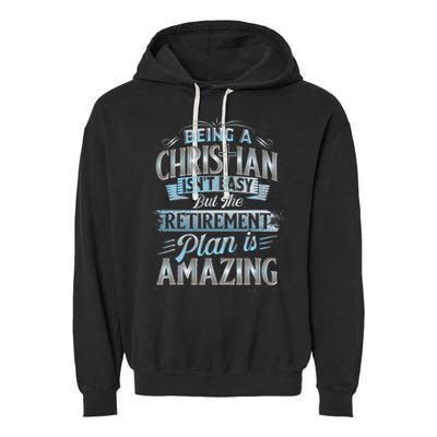 Funny Christian Funny Christian Gifts Funny Religious Garment-Dyed Fleece Hoodie