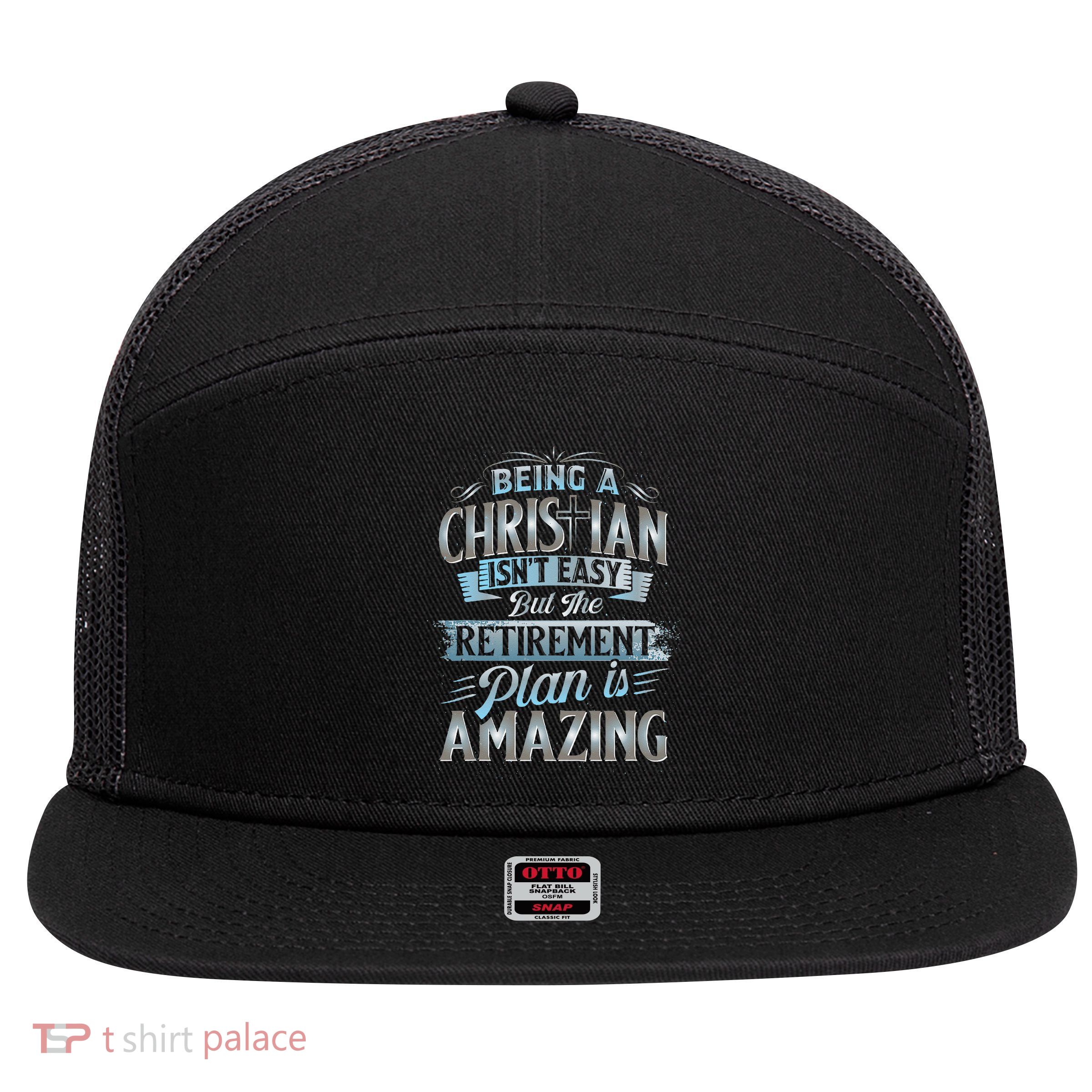 Funny Christian Funny Christian Gifts Funny Religious 7 Panel Mesh Trucker Snapback Hat