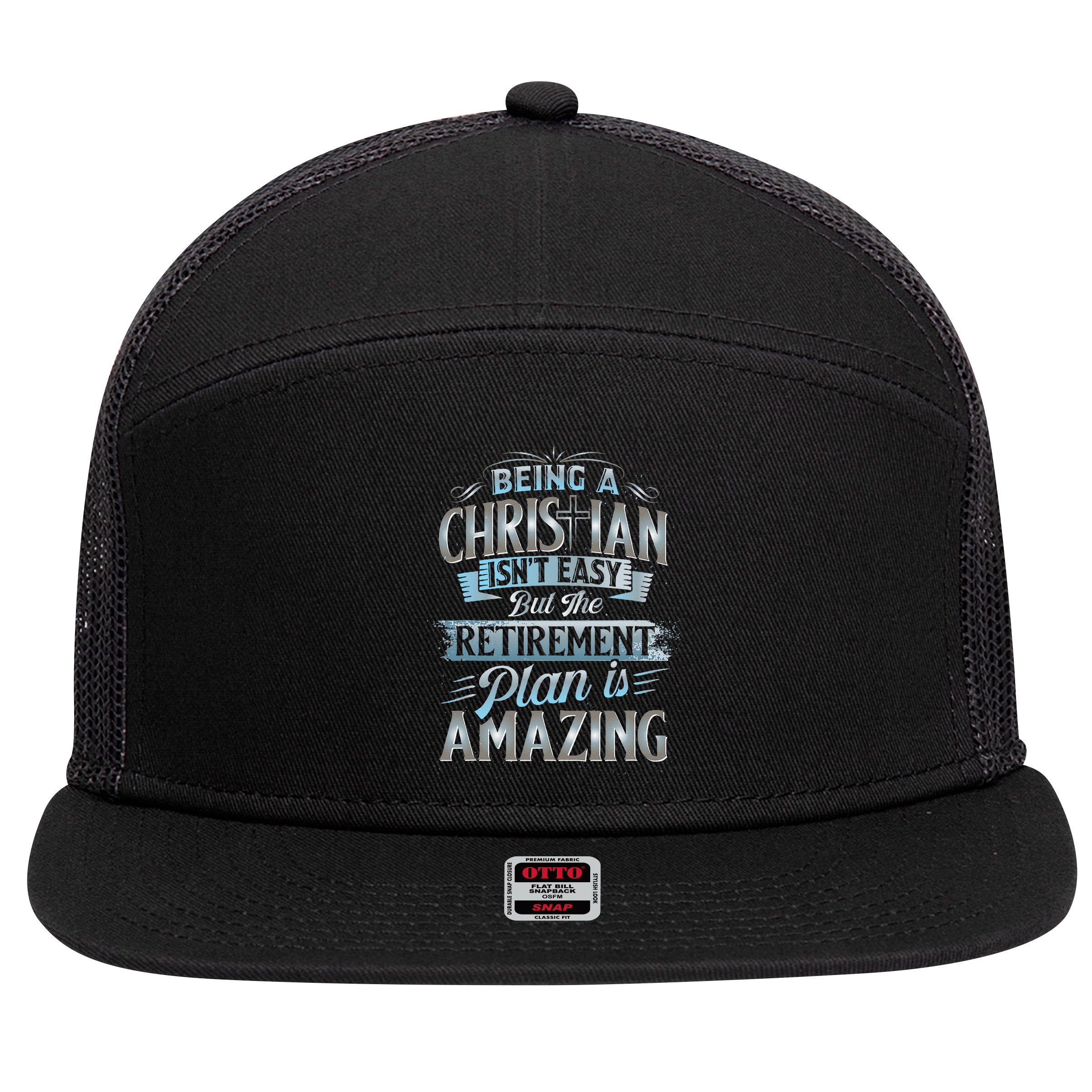 Funny Christian Funny Christian Gifts Funny Religious 7 Panel Mesh Trucker Snapback Hat