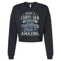 Funny Christian Funny Christian Gifts Funny Religious Cropped Pullover Crew
