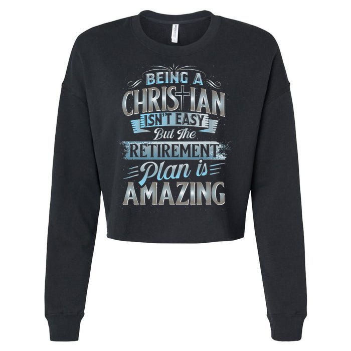 Funny Christian Funny Christian Gifts Funny Religious Cropped Pullover Crew
