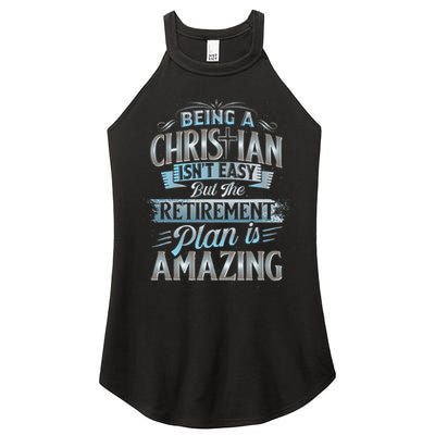 Funny Christian Funny Christian Gifts Funny Religious Women's Perfect Tri Rocker Tank