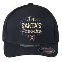 Funny Christmas For Xmas Day I’M Santas Favorite Flexfit Unipanel Trucker Cap