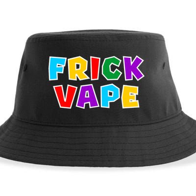 Fun Colorful Frick Vape Sustainable Bucket Hat