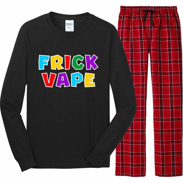 Fun Colorful Frick Vape Long Sleeve Pajama Set