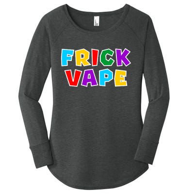 Fun Colorful Frick Vape Women's Perfect Tri Tunic Long Sleeve Shirt