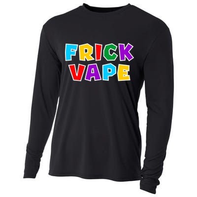Fun Colorful Frick Vape Cooling Performance Long Sleeve Crew