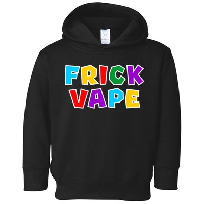 Fun Colorful Frick Vape Toddler Hoodie