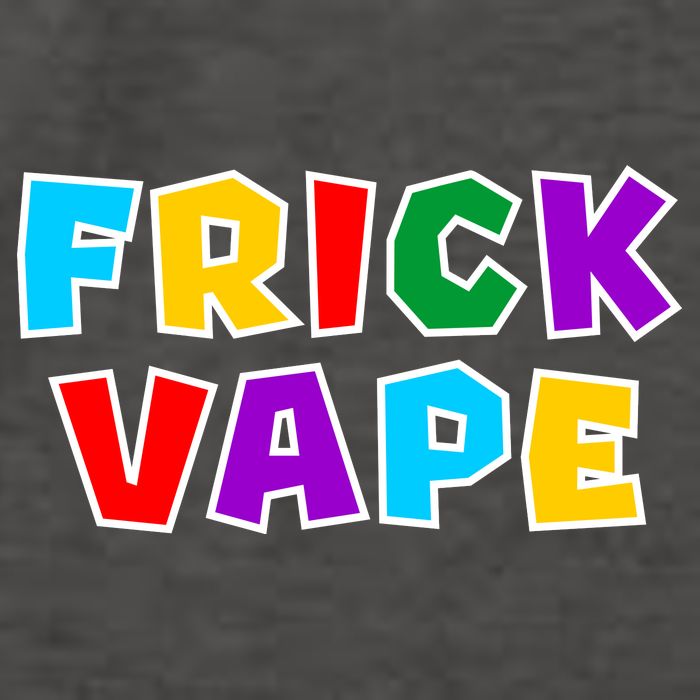 Fun Colorful Frick Vape Vector Backpack
