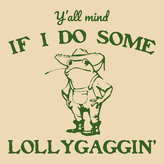 Funny Cowboy Frog Drawstring Bag