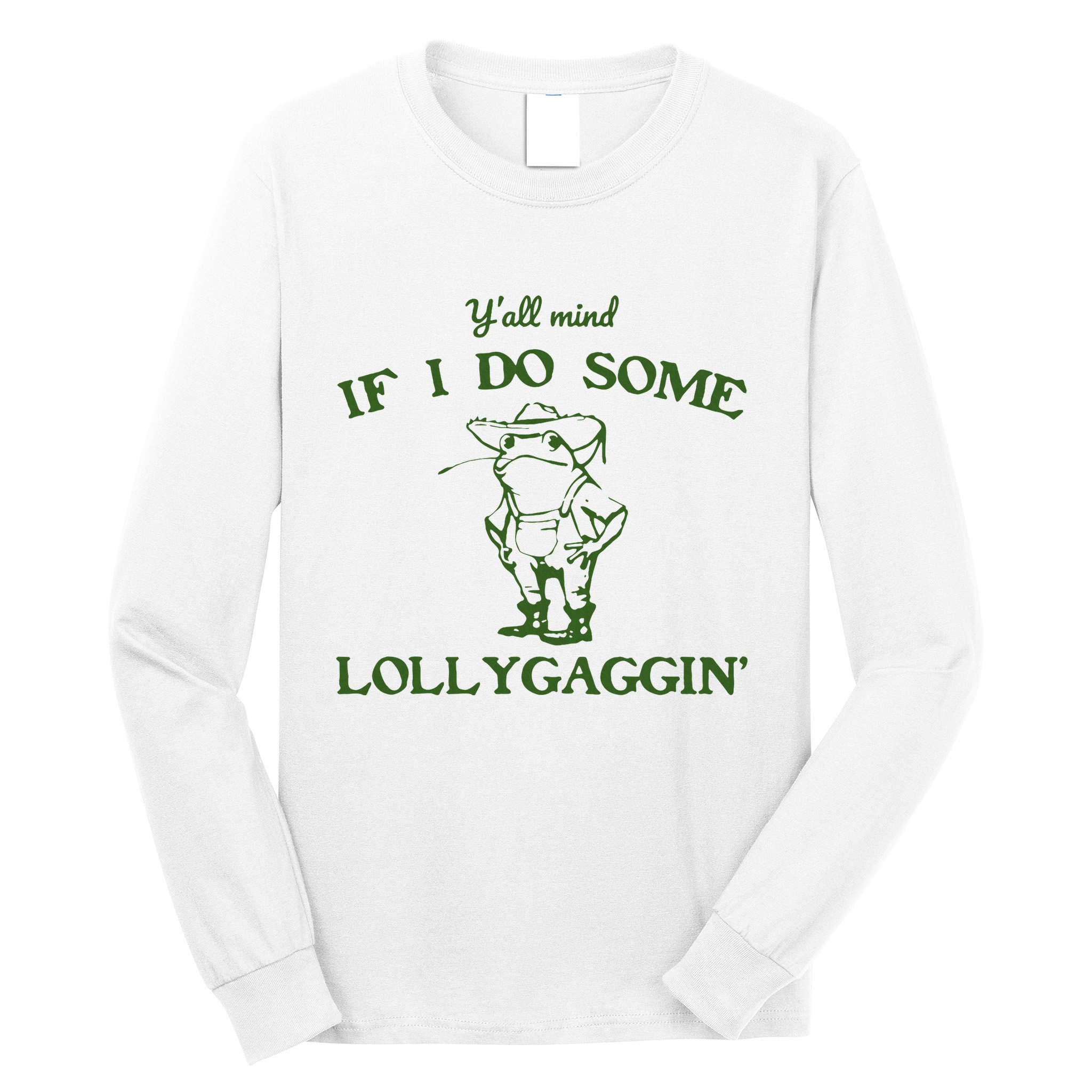 Funny Cowboy Frog Long Sleeve Shirt
