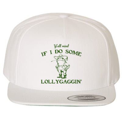 Funny Cowboy Frog Wool Snapback Cap